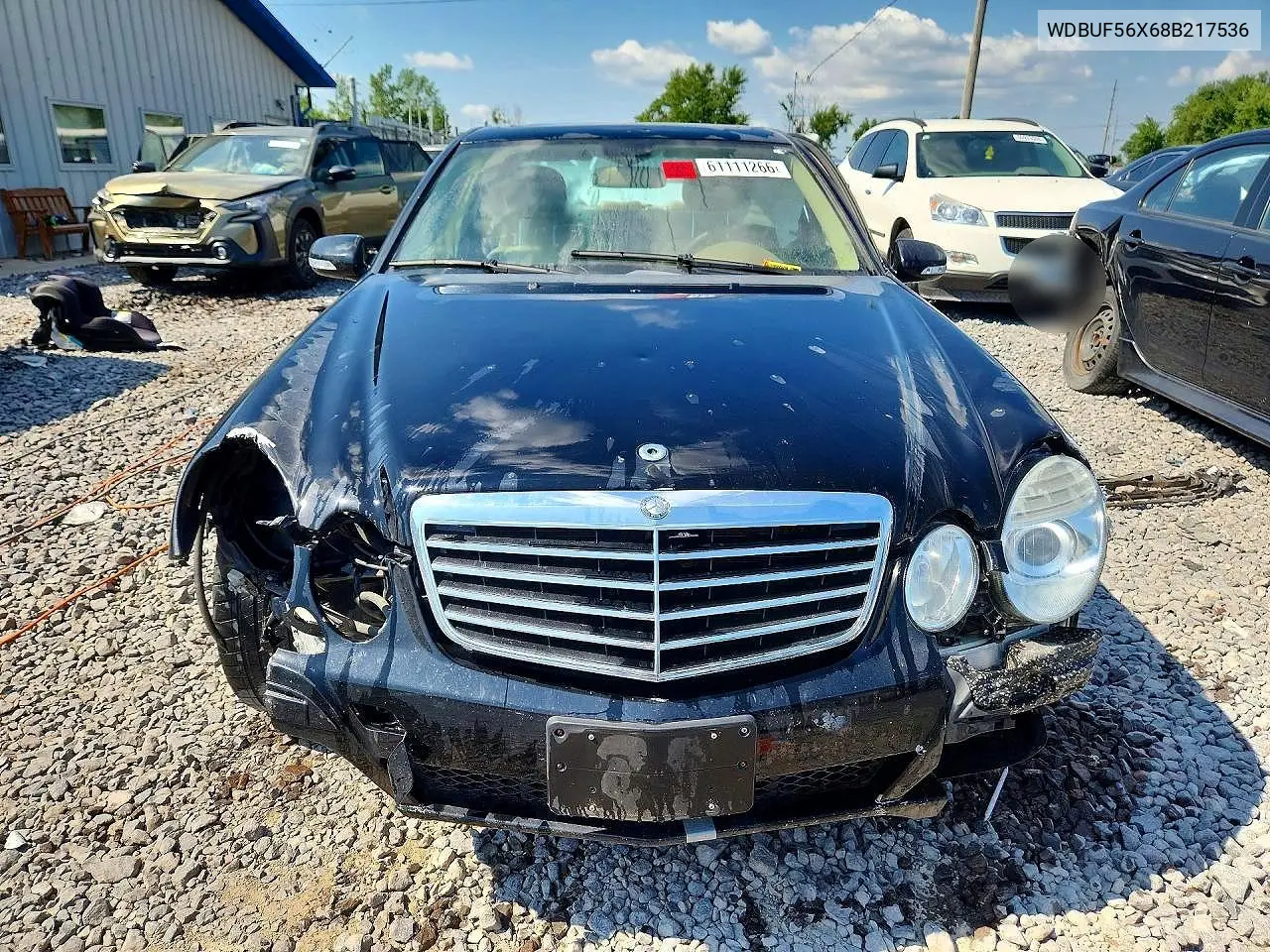 2008 Mercedes-Benz E 350 VIN: WDBUF56X68B217536 Lot: 61111266