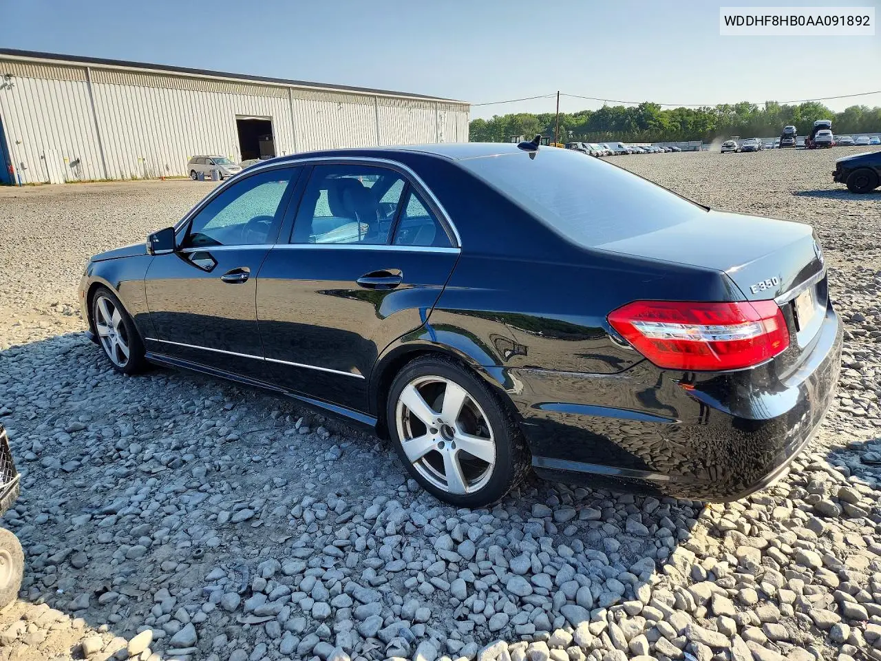 2010 Mercedes-Benz E 350 4Matic VIN: WDDHF8HB0AA091892 Lot: 60471426