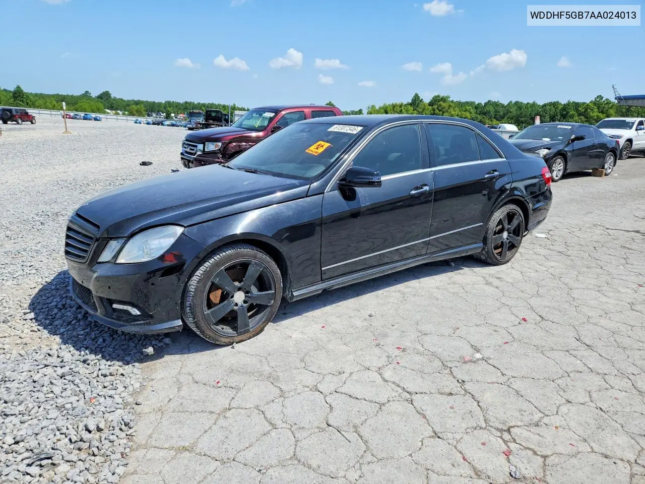 2010 Mercedes-Benz E 350 VIN: WDDHF5GB7AA024013 Lot: 61307346
