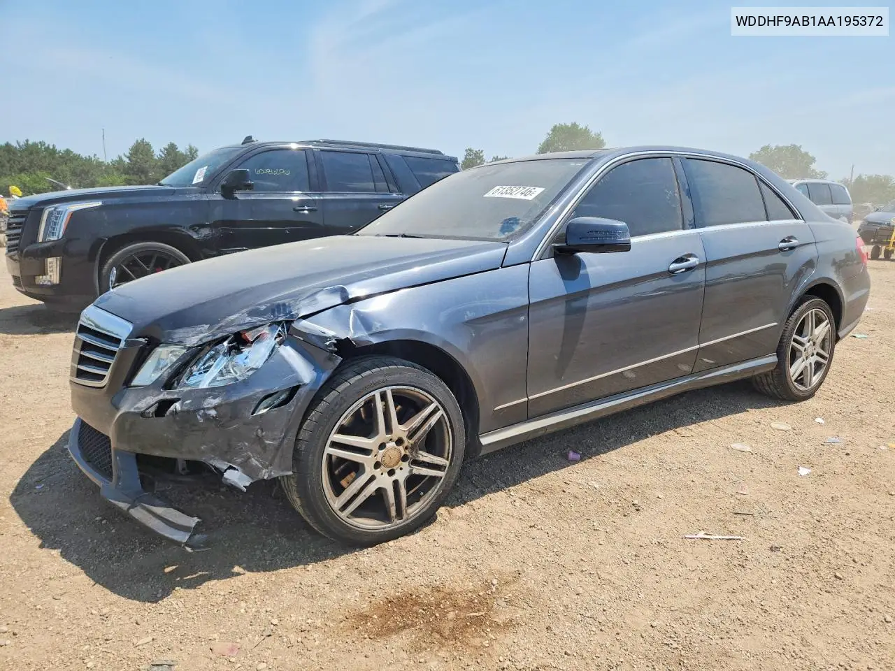 2010 Mercedes-Benz E 550 4Matic VIN: WDDHF9AB1AA195372 Lot: 61352746