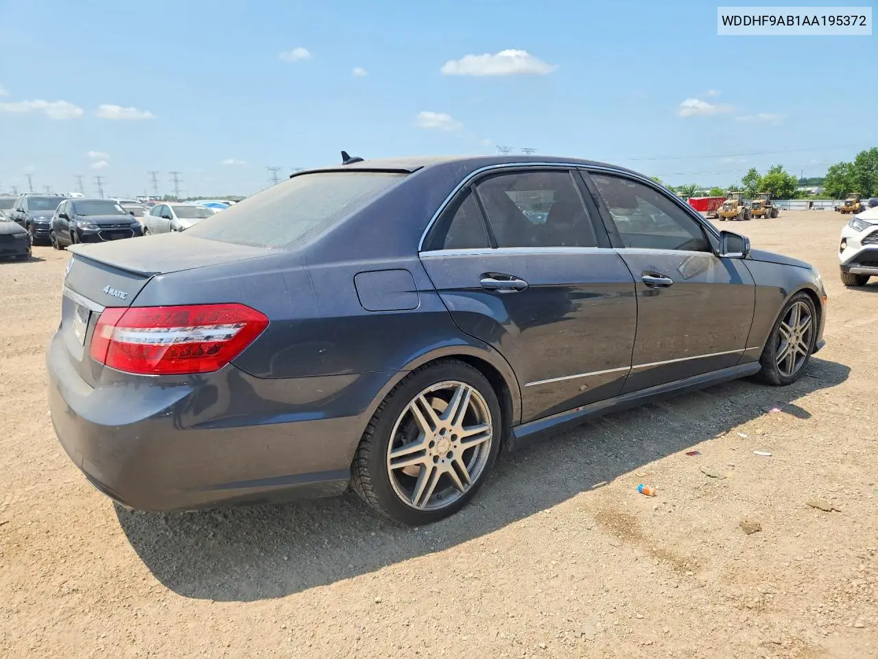 2010 Mercedes-Benz E 550 4Matic VIN: WDDHF9AB1AA195372 Lot: 61352746