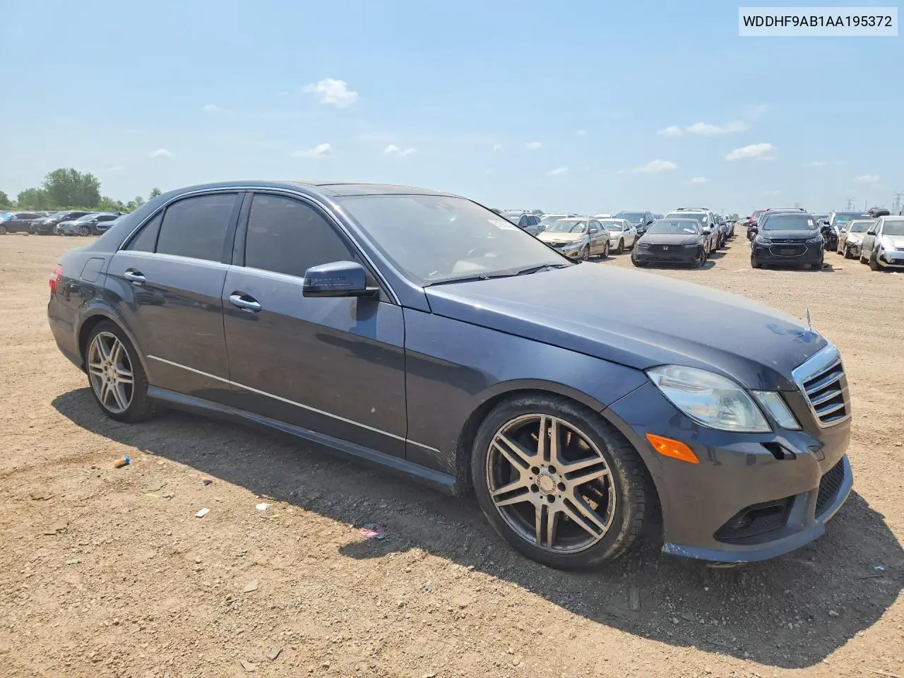 2010 Mercedes-Benz E 550 4Matic VIN: WDDHF9AB1AA195372 Lot: 61352746