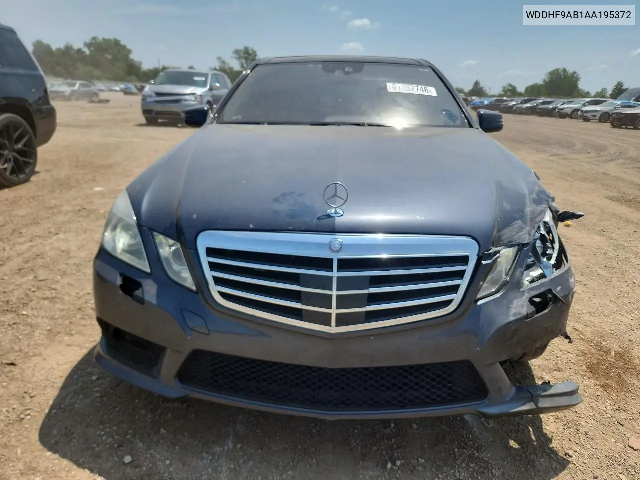 2010 Mercedes-Benz E 550 4Matic VIN: WDDHF9AB1AA195372 Lot: 61352746