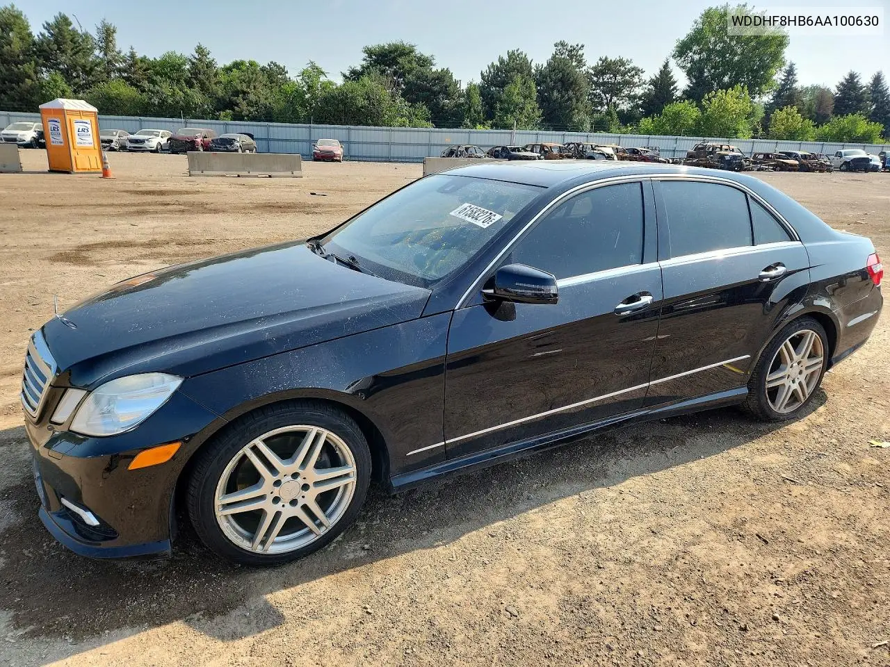 2010 Mercedes-Benz E 350 4Matic VIN: WDDHF8HB6AA100630 Lot: 61583276