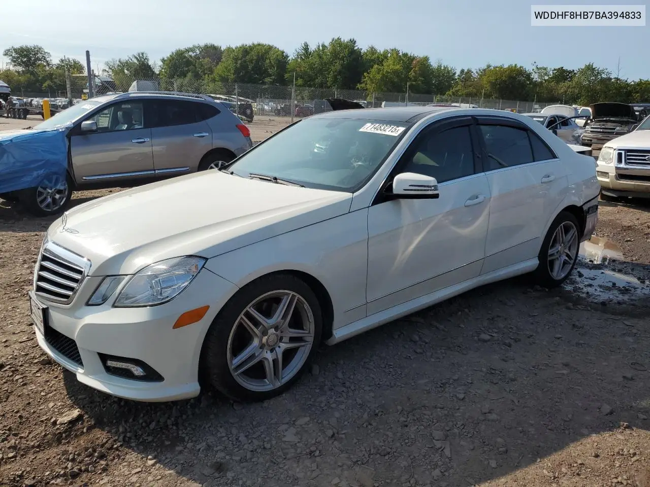 WDDHF8HB7BA394833 2011 Mercedes-Benz E 350 4Matic