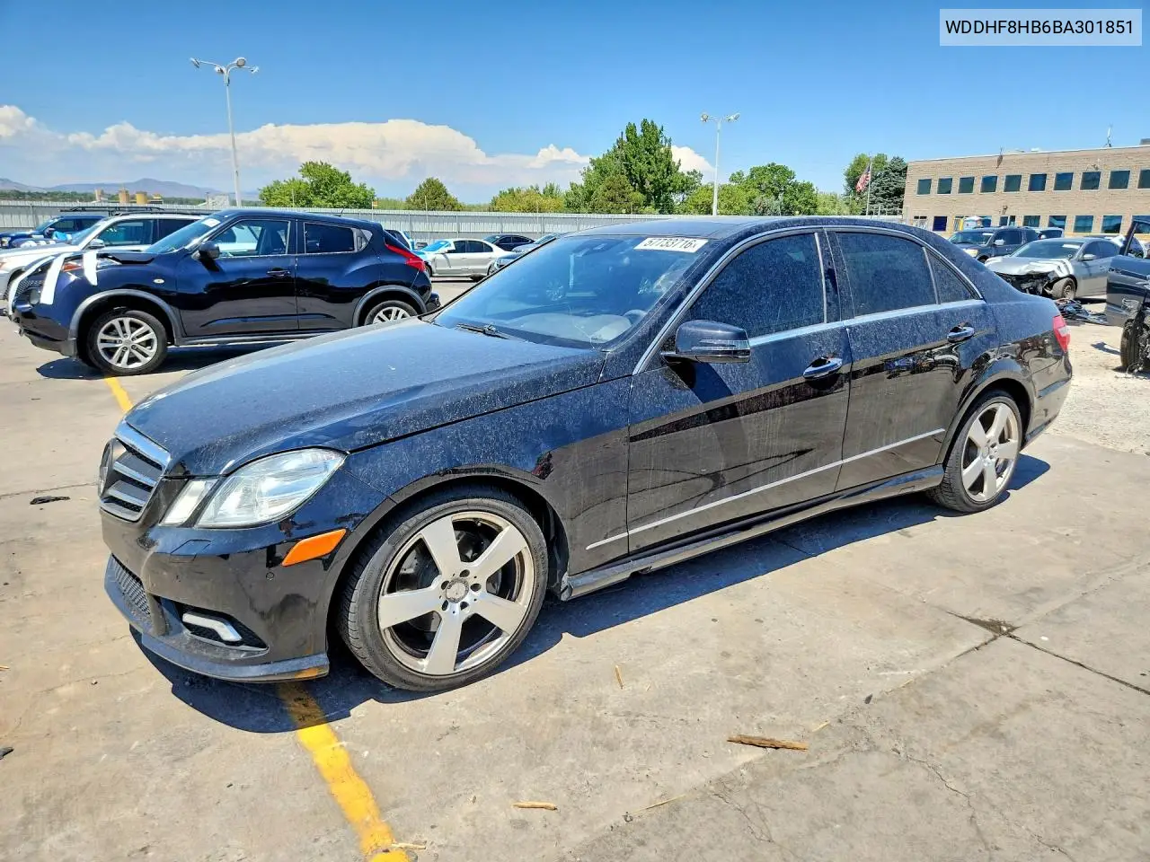 2011 Mercedes-Benz E 350 4Matic VIN: WDDHF8HB6BA301851 Lot: 57733716