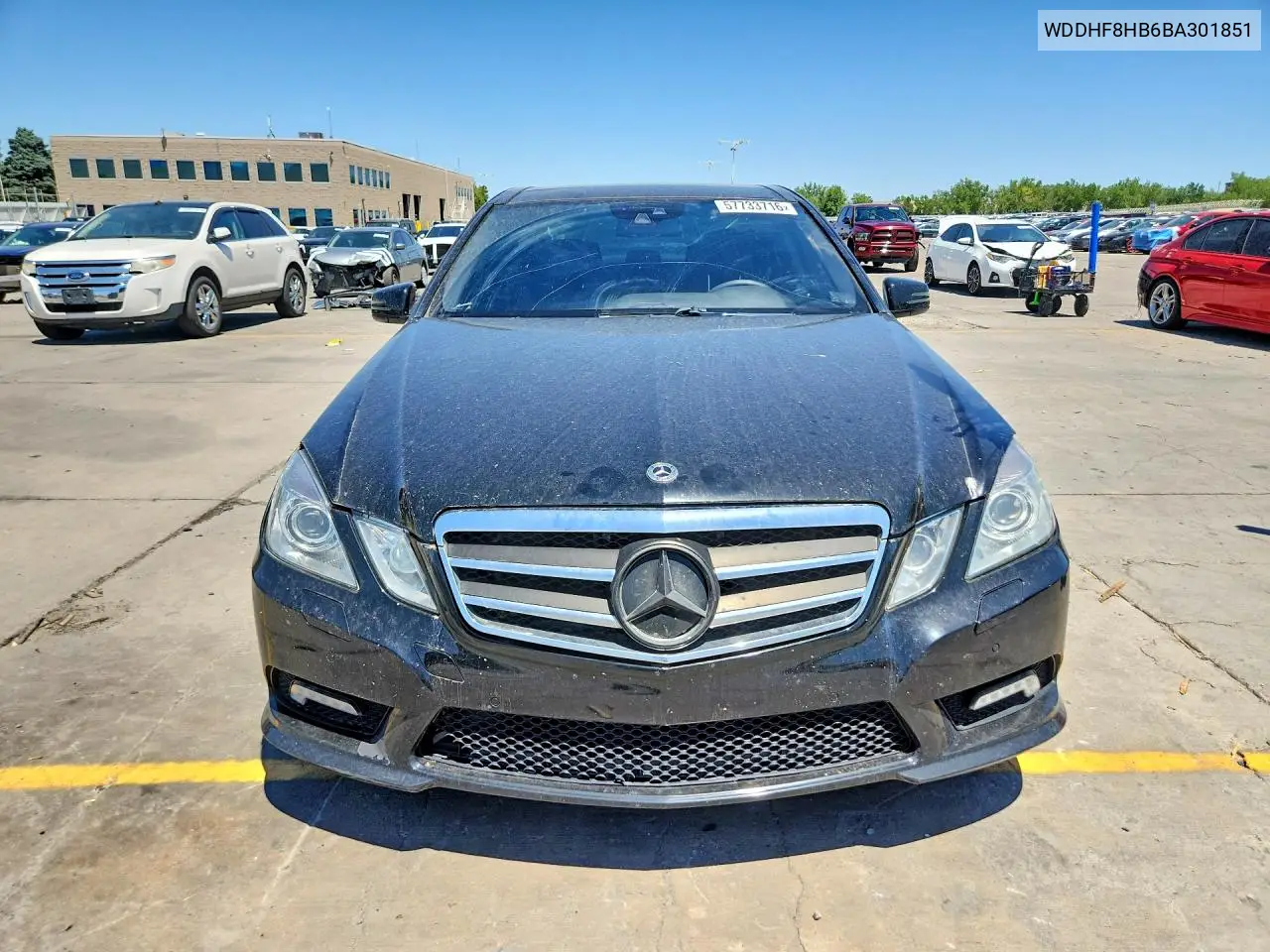 2011 Mercedes-Benz E 350 4Matic VIN: WDDHF8HB6BA301851 Lot: 57733716