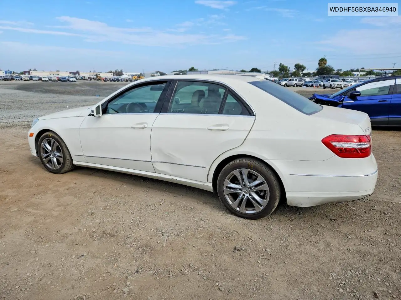 2011 Mercedes-Benz E 350 VIN: WDDHF5GBXBA346940 Lot: 59165246
