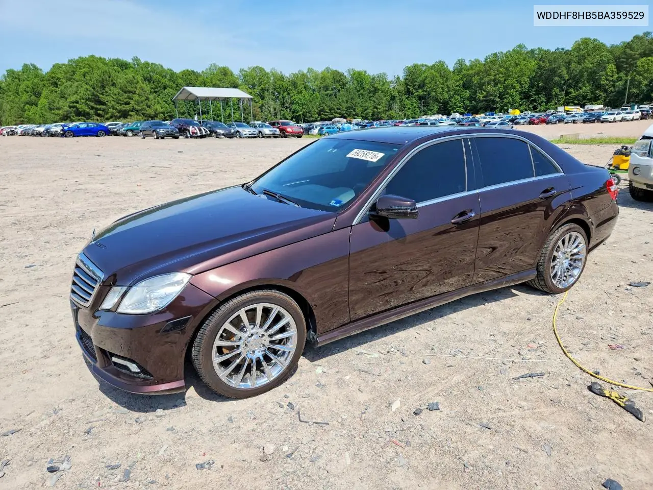 2011 Mercedes-Benz E 350 4Matic VIN: WDDHF8HB5BA359529 Lot: 59268216