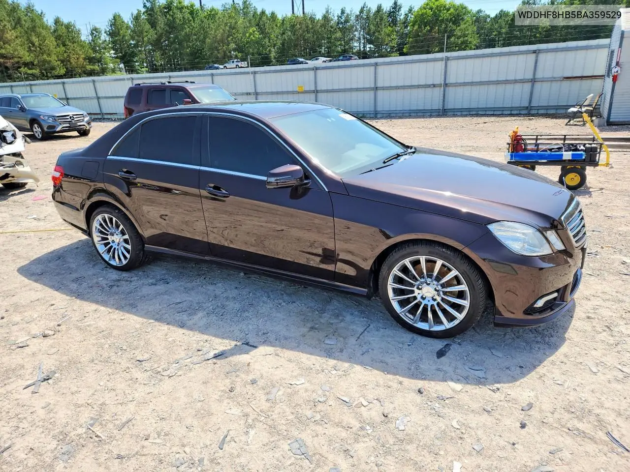 2011 Mercedes-Benz E 350 4Matic VIN: WDDHF8HB5BA359529 Lot: 59268216