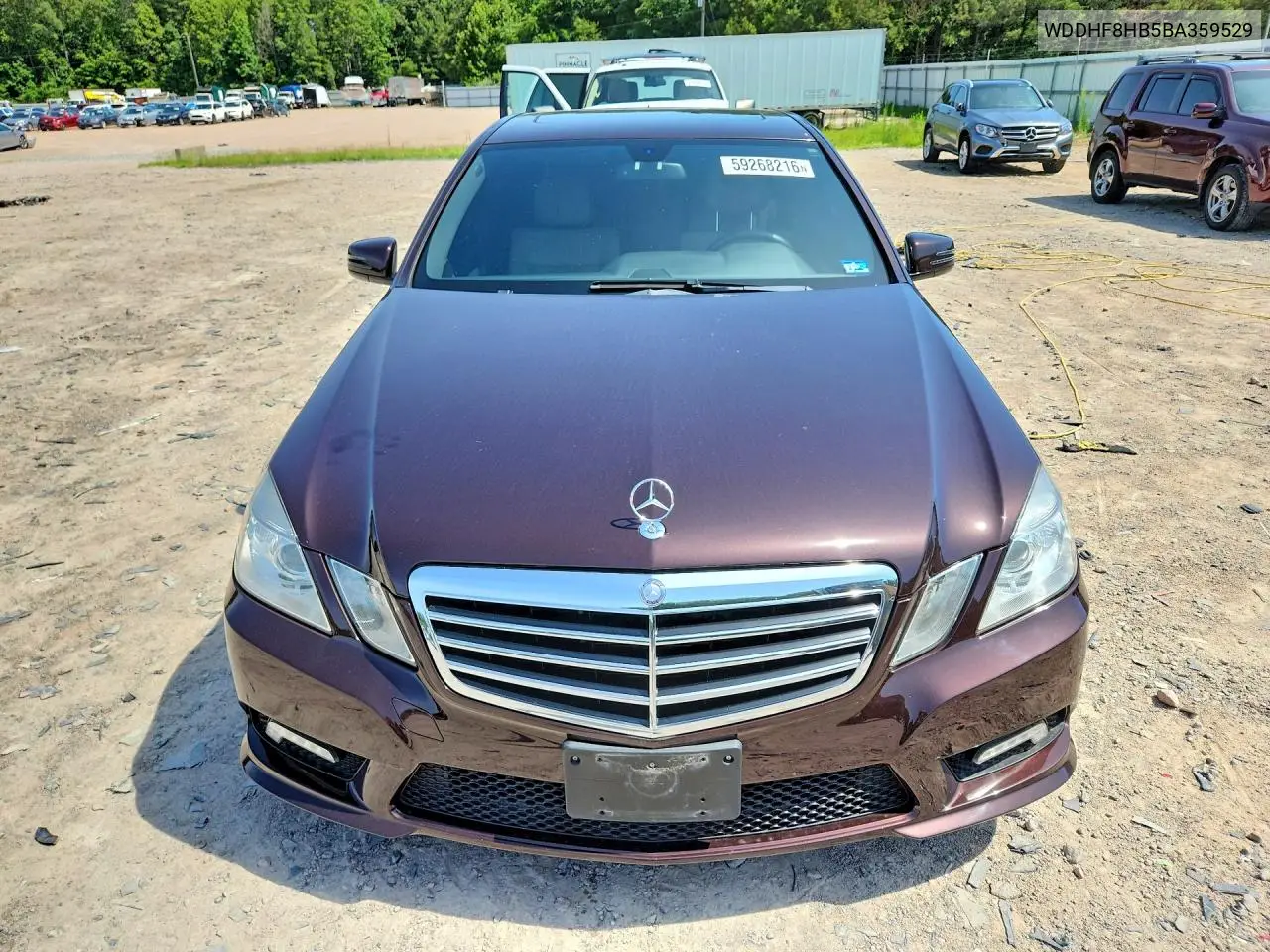 2011 Mercedes-Benz E 350 4Matic VIN: WDDHF8HB5BA359529 Lot: 59268216
