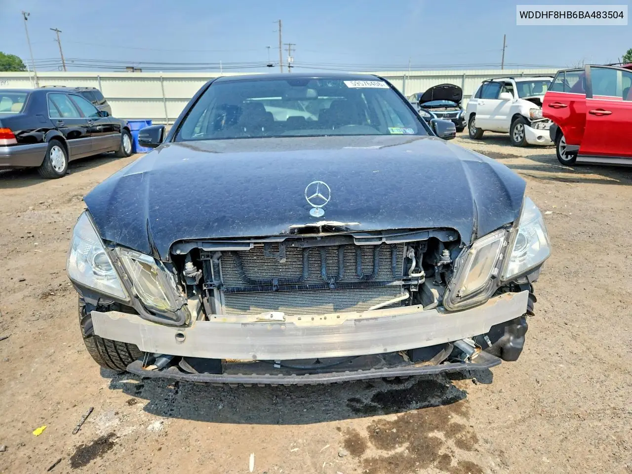 2011 Mercedes-Benz E 350 4Matic VIN: WDDHF8HB6BA483504 Lot: 59576406