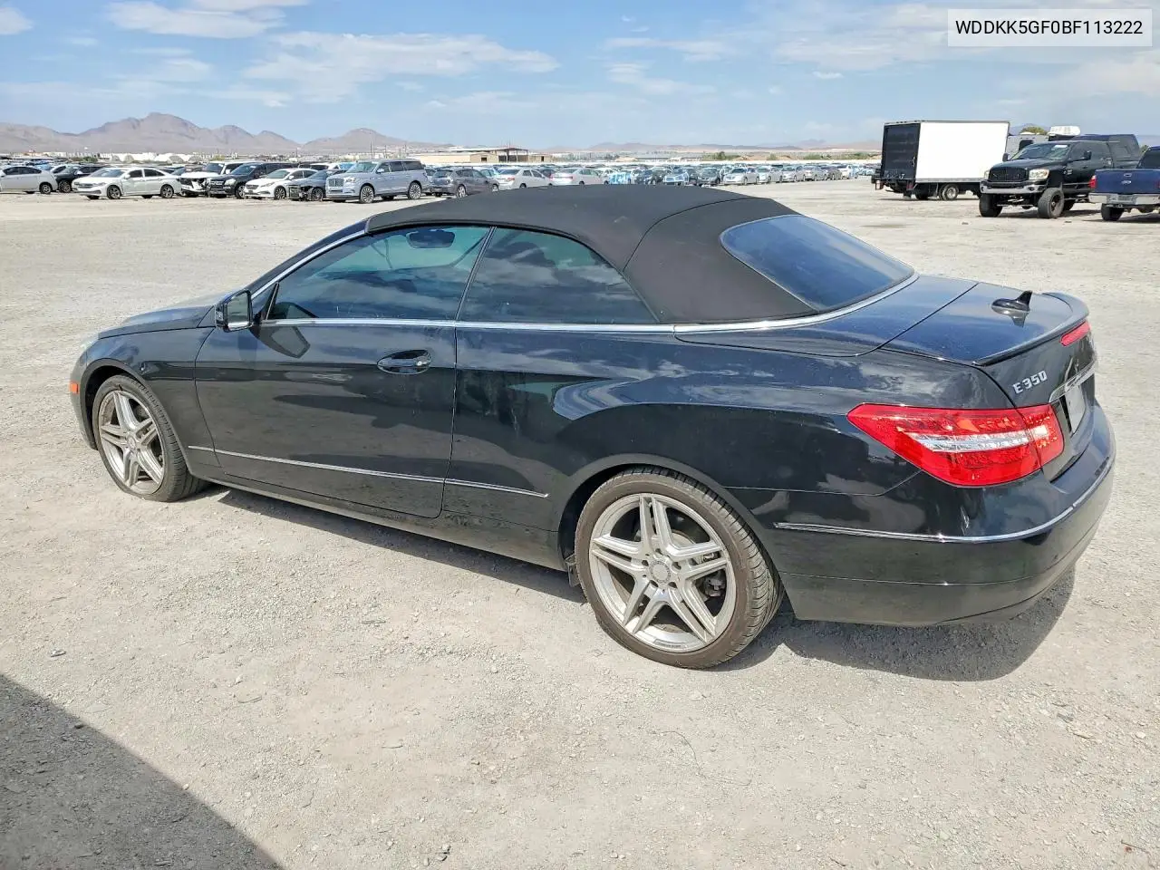 2011 Mercedes-Benz E 350 VIN: WDDKK5GF0BF113222 Lot: 60592196