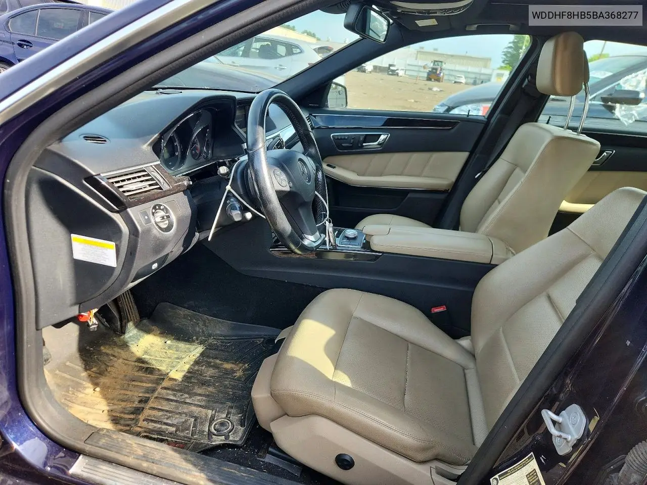 2011 Mercedes-Benz E 350 4Matic VIN: WDDHF8HB5BA368277 Lot: 60926396