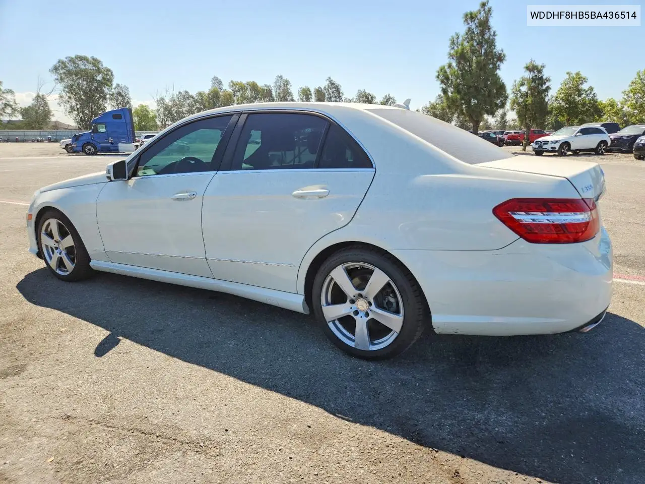 2011 Mercedes-Benz E 350 4Matic VIN: WDDHF8HB5BA436514 Lot: 61172886