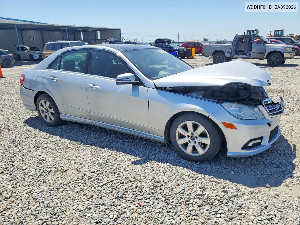 2011 Mercedes-Benz E 350 4Matic VIN: WDDHF8HB1BA392026 Lot: 61385836