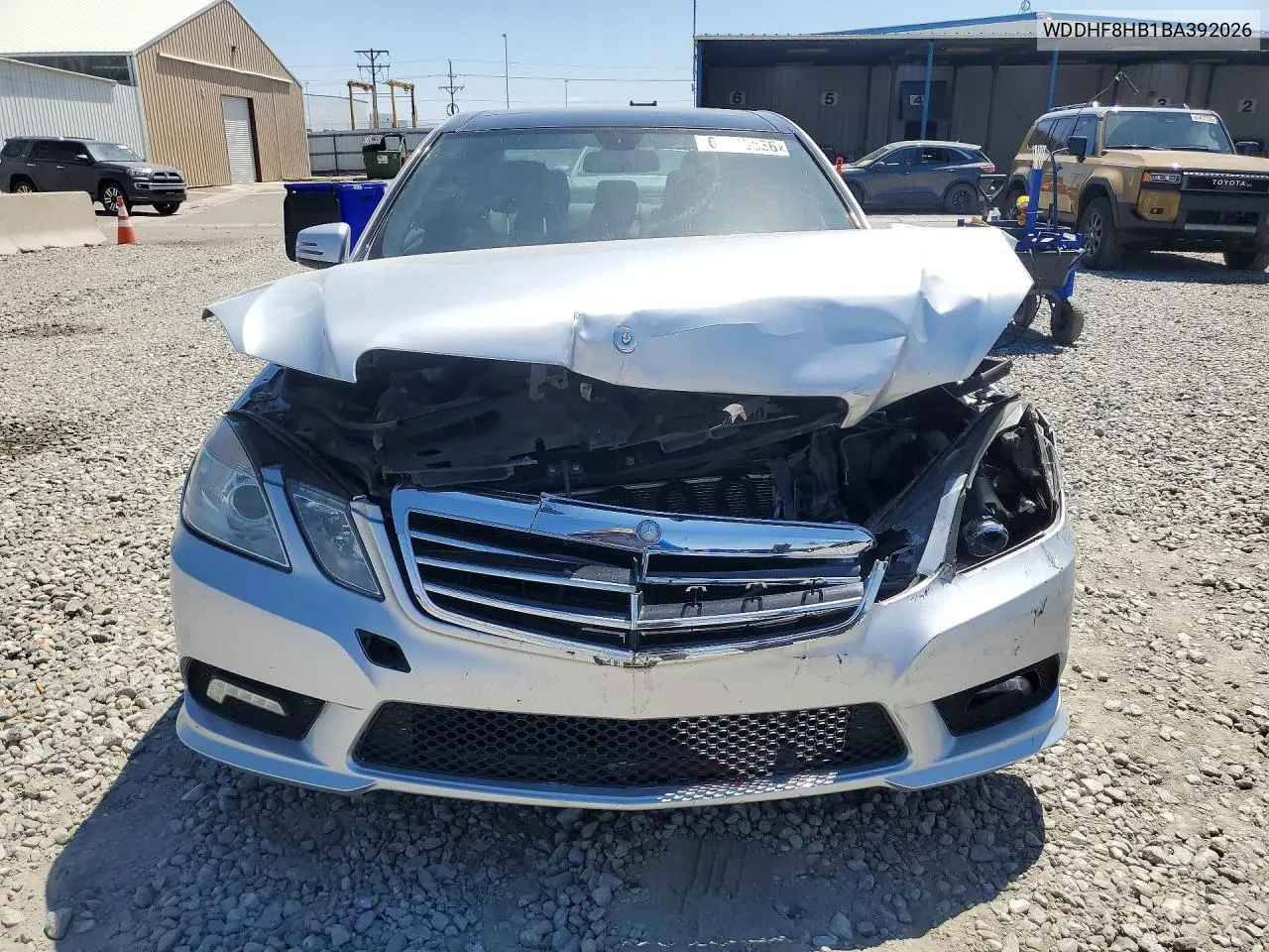 2011 Mercedes-Benz E 350 4Matic VIN: WDDHF8HB1BA392026 Lot: 61385836