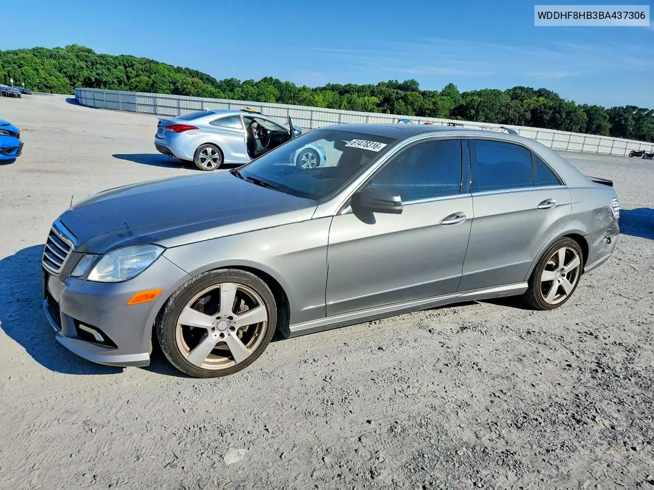 2011 Mercedes-Benz E 350 4Matic VIN: WDDHF8HB3BA437306 Lot: 61478316