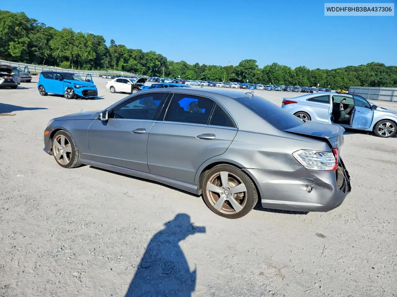 2011 Mercedes-Benz E 350 4Matic VIN: WDDHF8HB3BA437306 Lot: 61478316