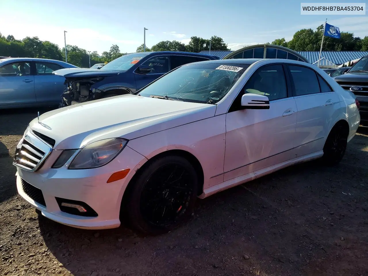 2011 Mercedes-Benz E 350 4Matic VIN: WDDHF8HB7BA453704 Lot: 61550286