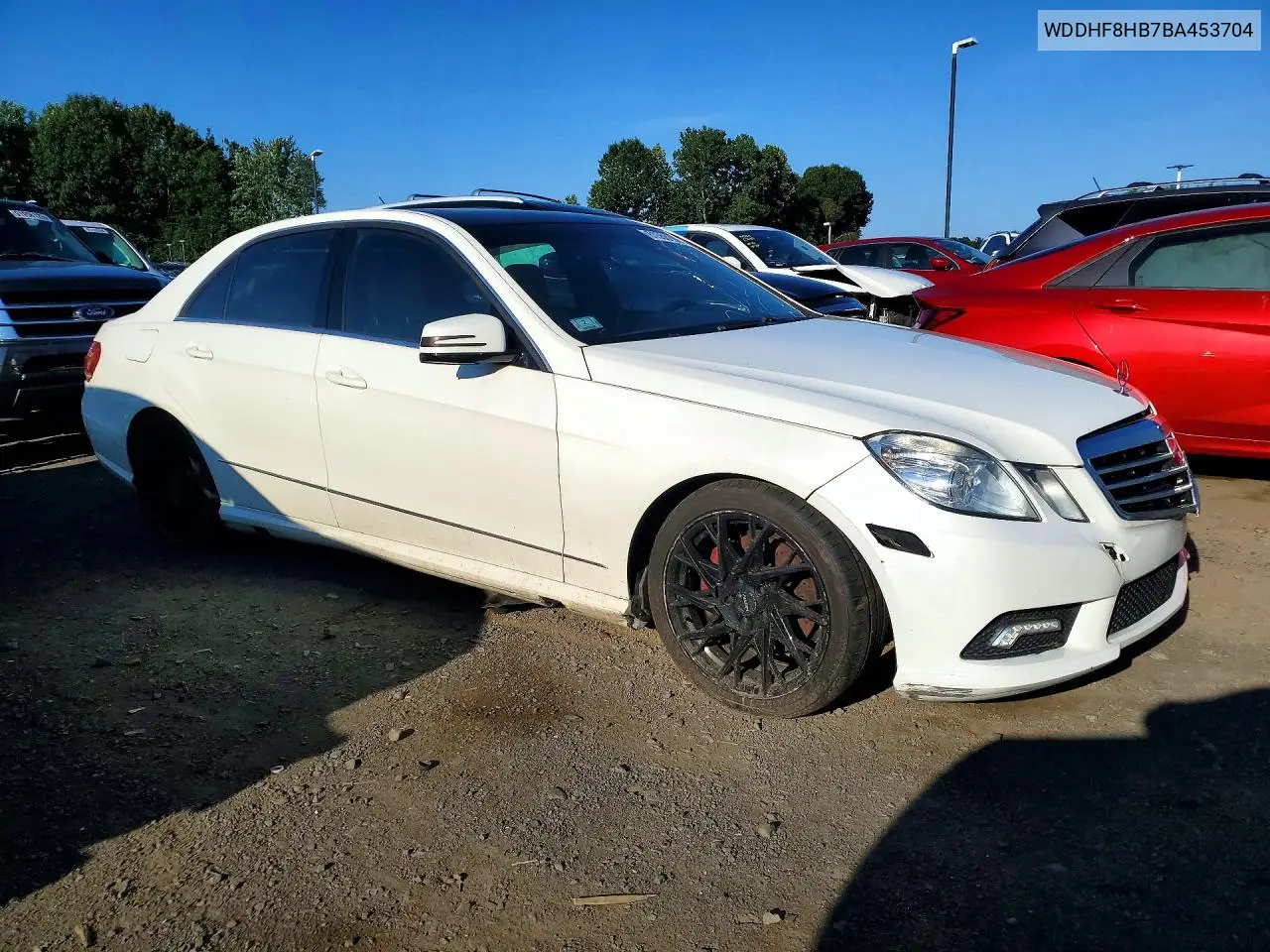 2011 Mercedes-Benz E 350 4Matic VIN: WDDHF8HB7BA453704 Lot: 61550286