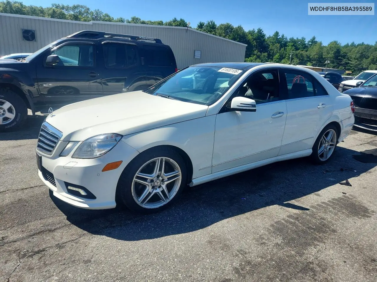 2011 Mercedes-Benz E 350 4Matic VIN: WDDHF8HB5BA395589 Lot: 61600106