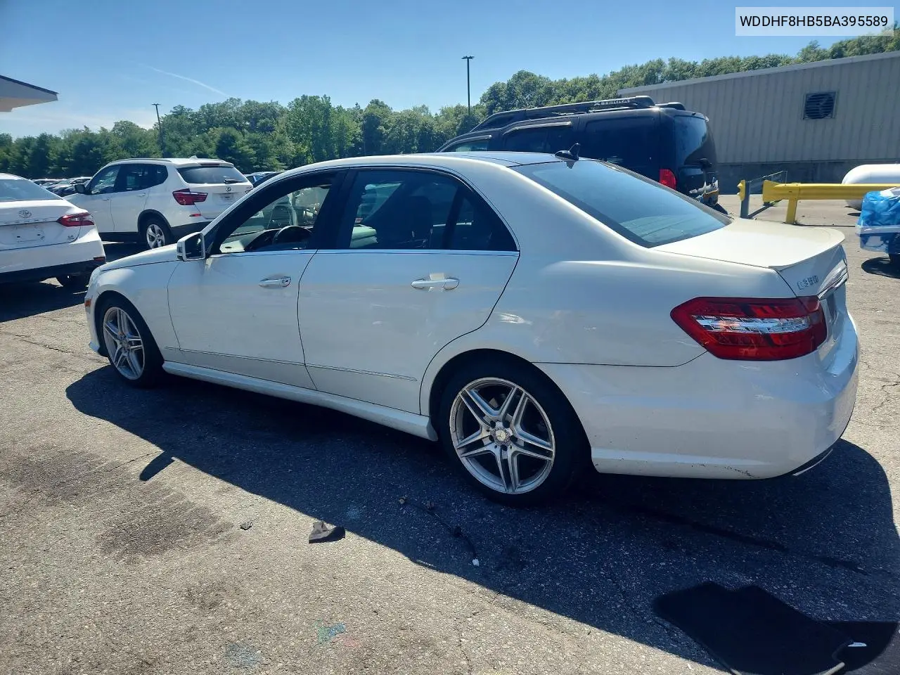 2011 Mercedes-Benz E 350 4Matic VIN: WDDHF8HB5BA395589 Lot: 61600106