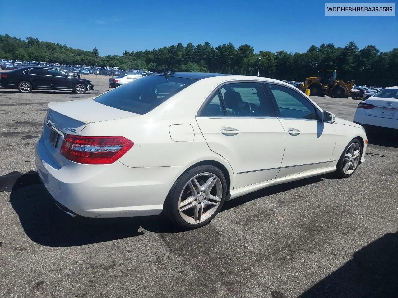 2011 Mercedes-Benz E 350 4Matic VIN: WDDHF8HB5BA395589 Lot: 61600106