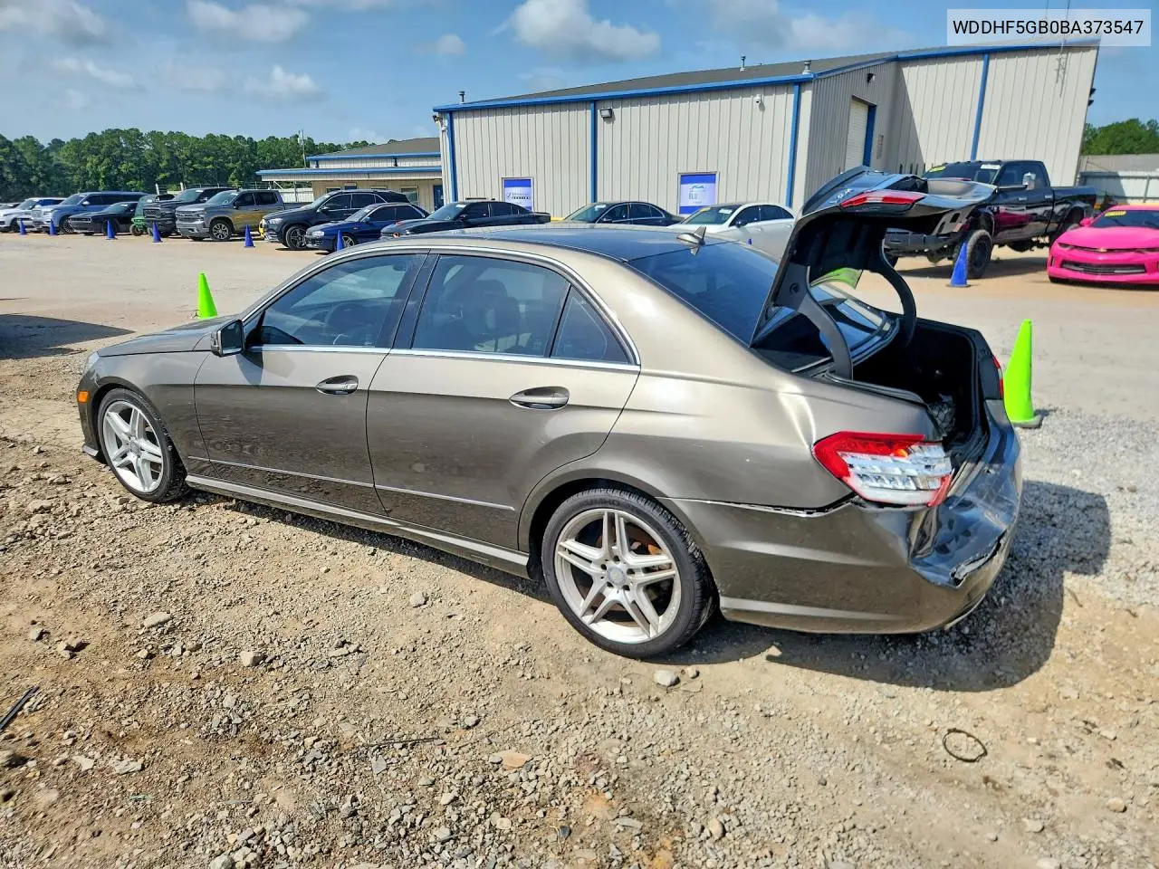 2011 Mercedes-Benz E 350 VIN: WDDHF5GB0BA373547 Lot: 61680986