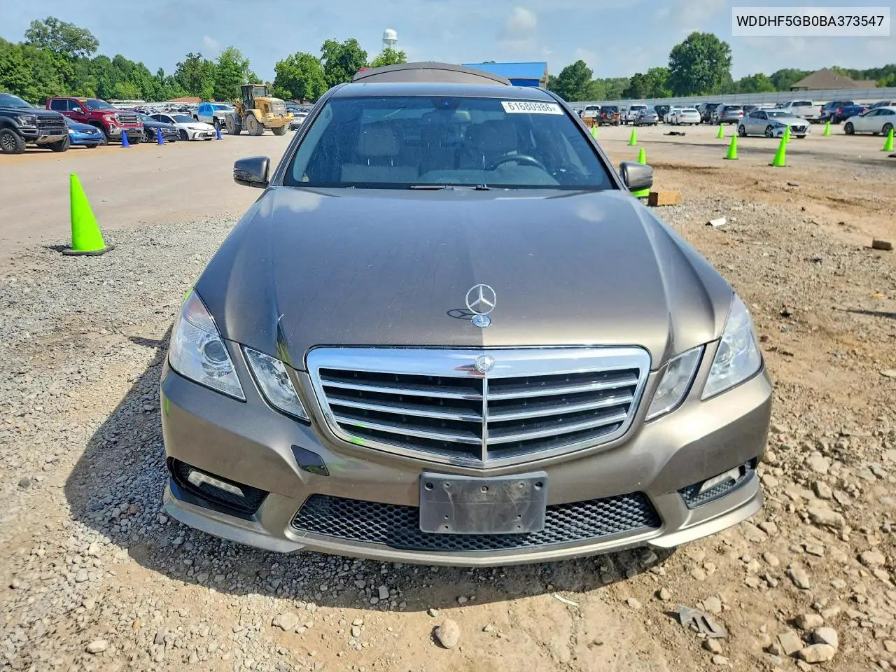 2011 Mercedes-Benz E 350 VIN: WDDHF5GB0BA373547 Lot: 61680986