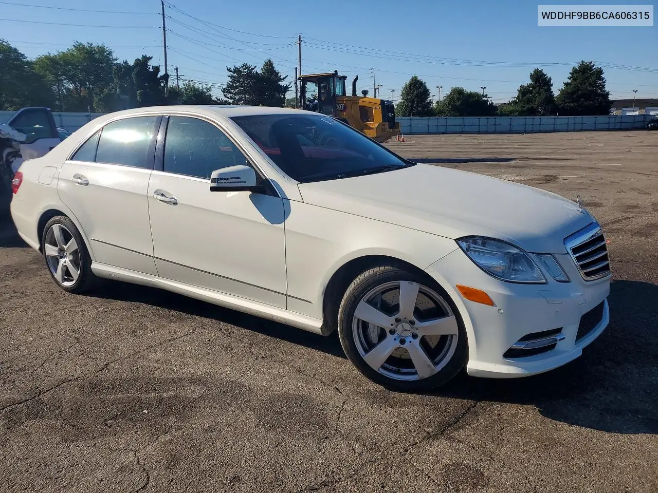 2012 Mercedes-Benz E 550 4Matic VIN: WDDHF9BB6CA606315 Lot: 58202006