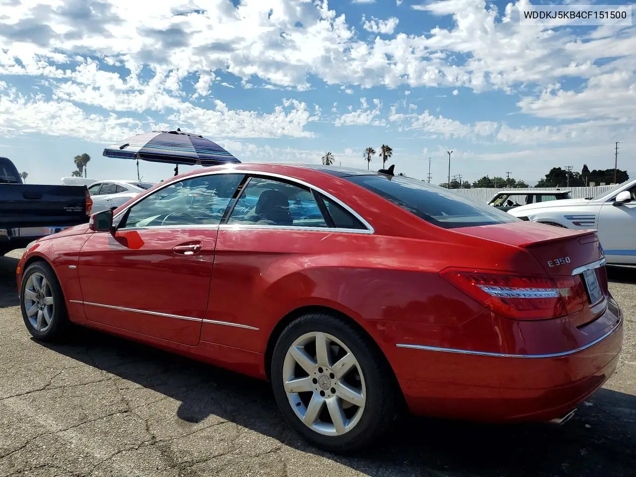 2012 Mercedes-Benz E 350 VIN: WDDKJ5KB4CF151500 Lot: 58778376