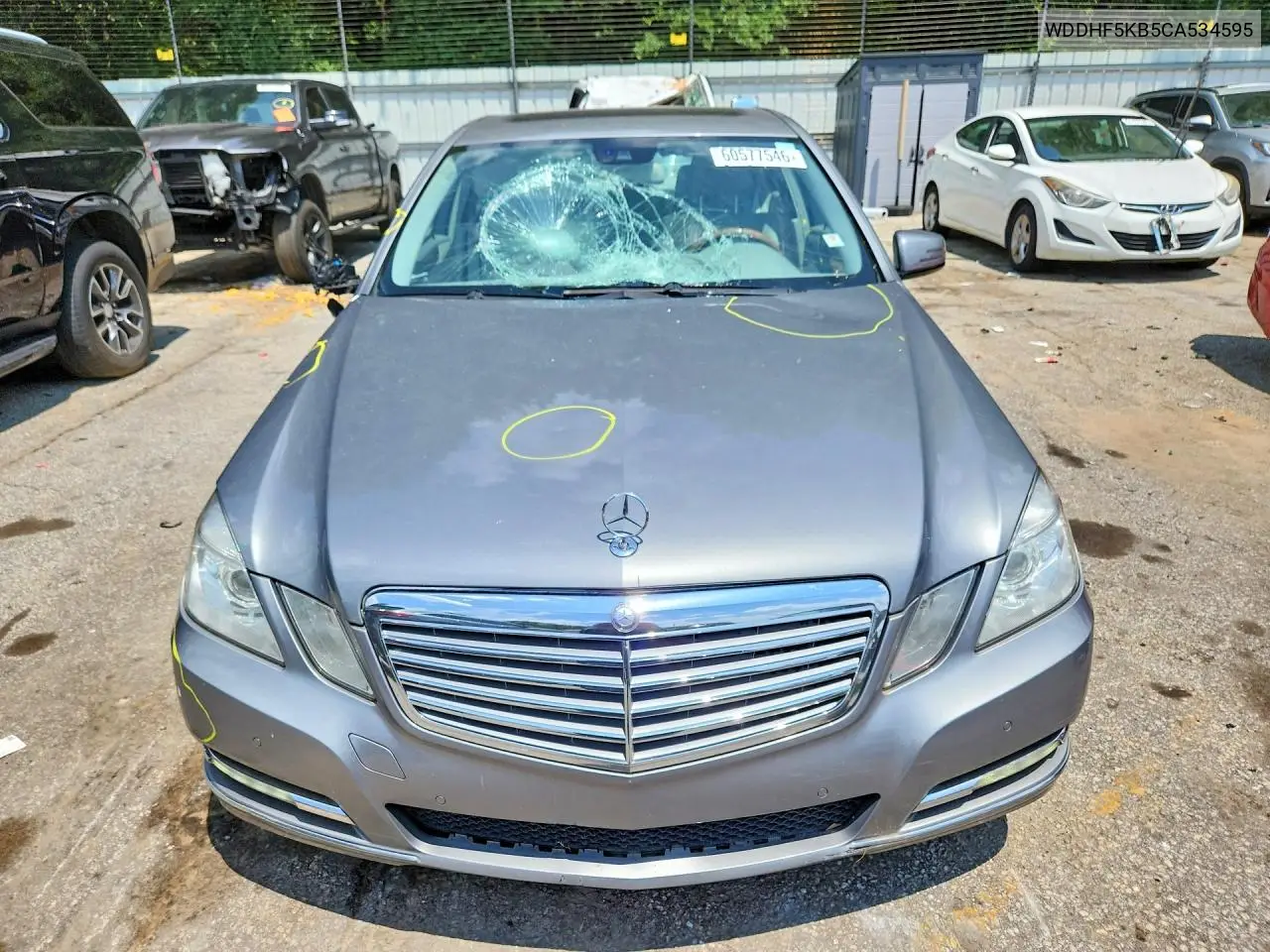 2012 Mercedes-Benz E 350 VIN: WDDHF5KB5CA534595 Lot: 60577546