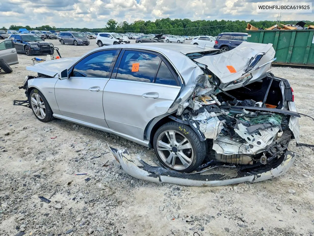 2012 Mercedes-Benz E 350 4Matic VIN: WDDHF8JB0CA619525 Lot: 61083796
