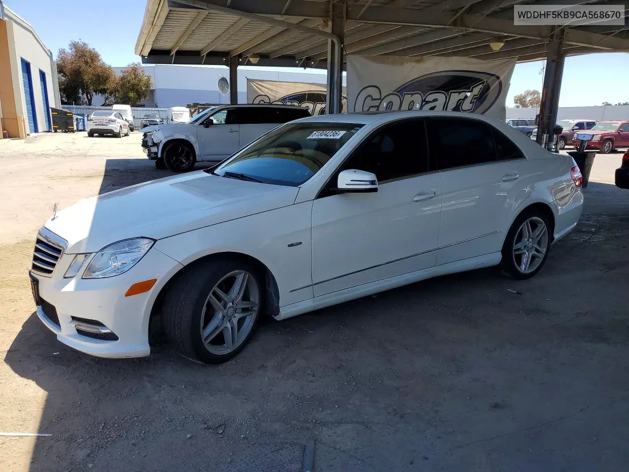 2012 Mercedes-Benz E 350 VIN: WDDHF5KB9CA568670 Lot: 61804236