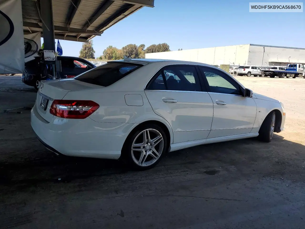 2012 Mercedes-Benz E 350 VIN: WDDHF5KB9CA568670 Lot: 61804236