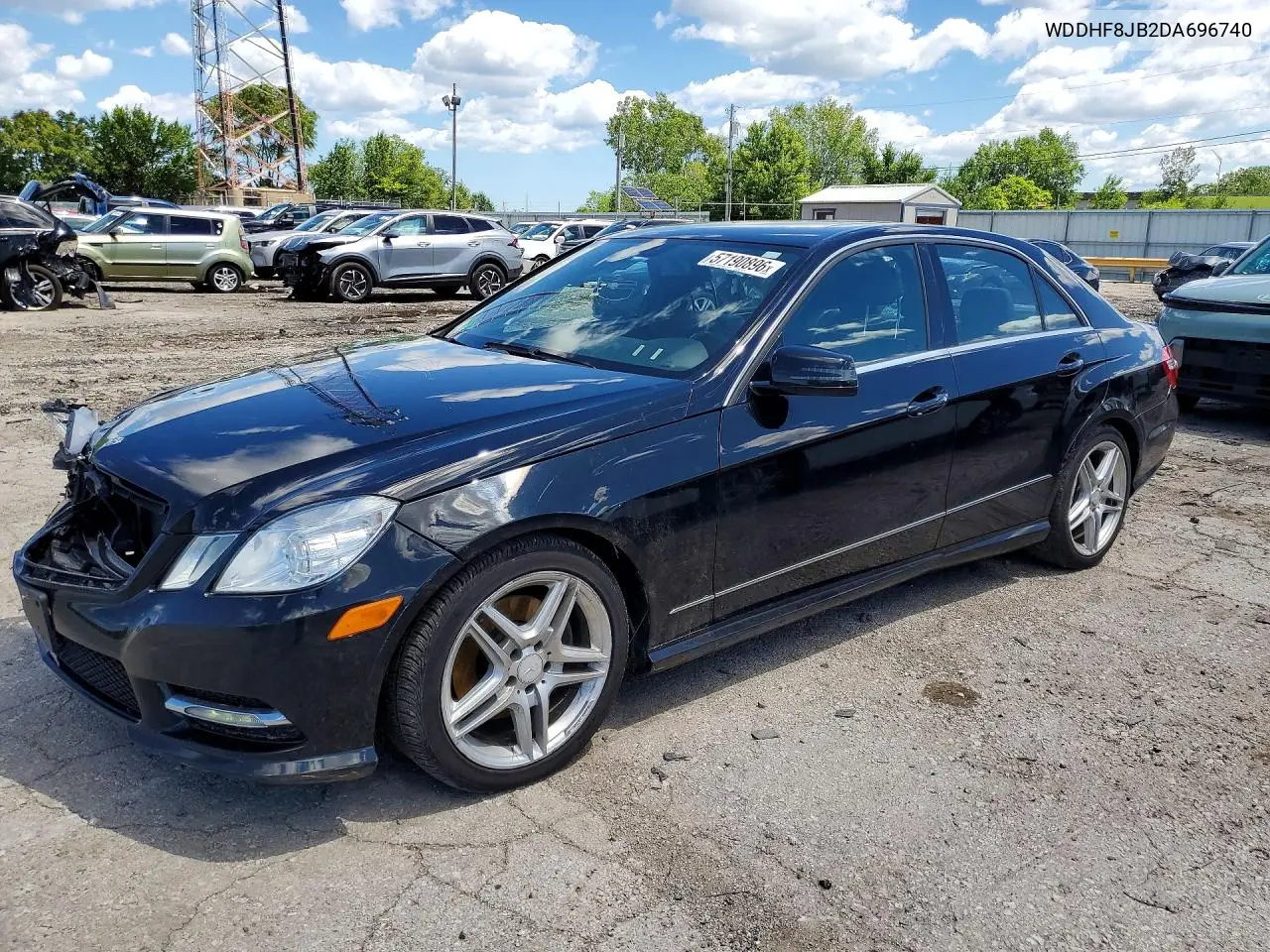 2013 Mercedes-Benz E 350 4Matic VIN: WDDHF8JB2DA696740 Lot: 57190896