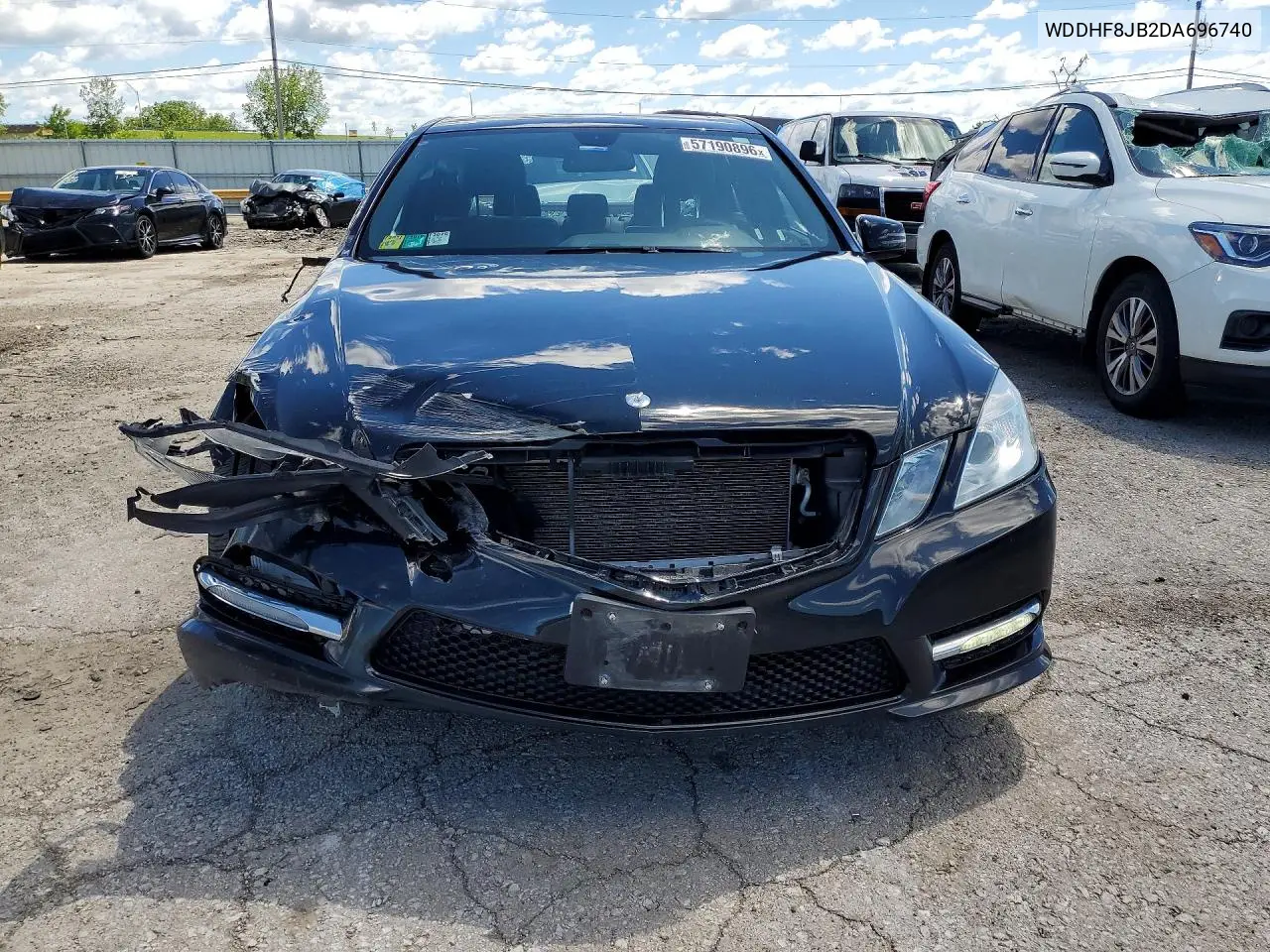 2013 Mercedes-Benz E 350 4Matic VIN: WDDHF8JB2DA696740 Lot: 57190896