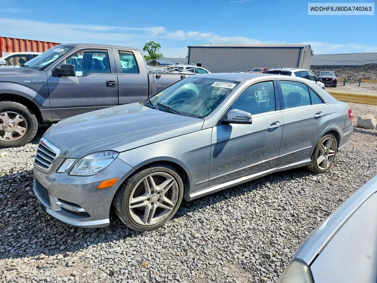 2013 Mercedes-Benz E 350 4Matic VIN: WDDHF8JB0DA740363 Lot: 58377716