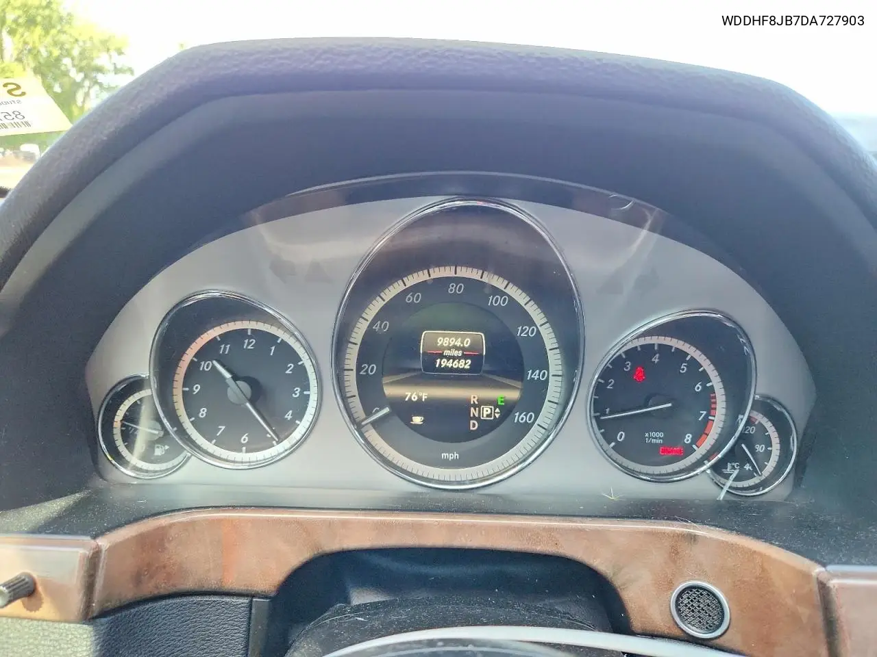2013 Mercedes-Benz E 350 4Matic VIN: WDDHF8JB7DA727903 Lot: 61586526