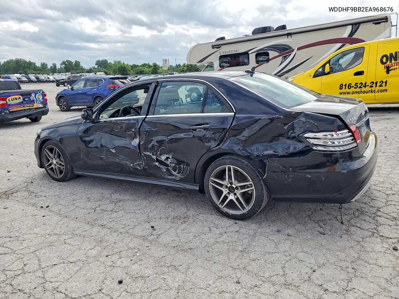 2014 Mercedes-Benz E 550 4Matic VIN: WDDHF9BB2EA968676 Lot: 56720946