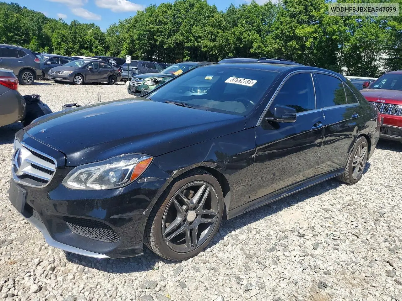 2014 Mercedes-Benz E 350 4Matic VIN: WDDHF8JBXEA947599 Lot: 57662786