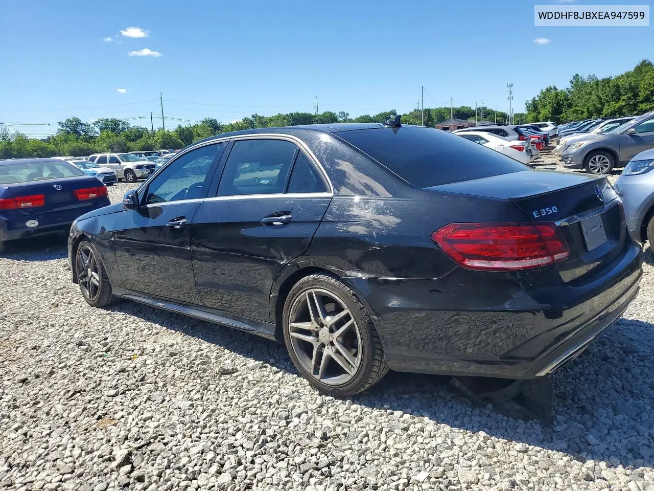 2014 Mercedes-Benz E 350 4Matic VIN: WDDHF8JBXEA947599 Lot: 57662786