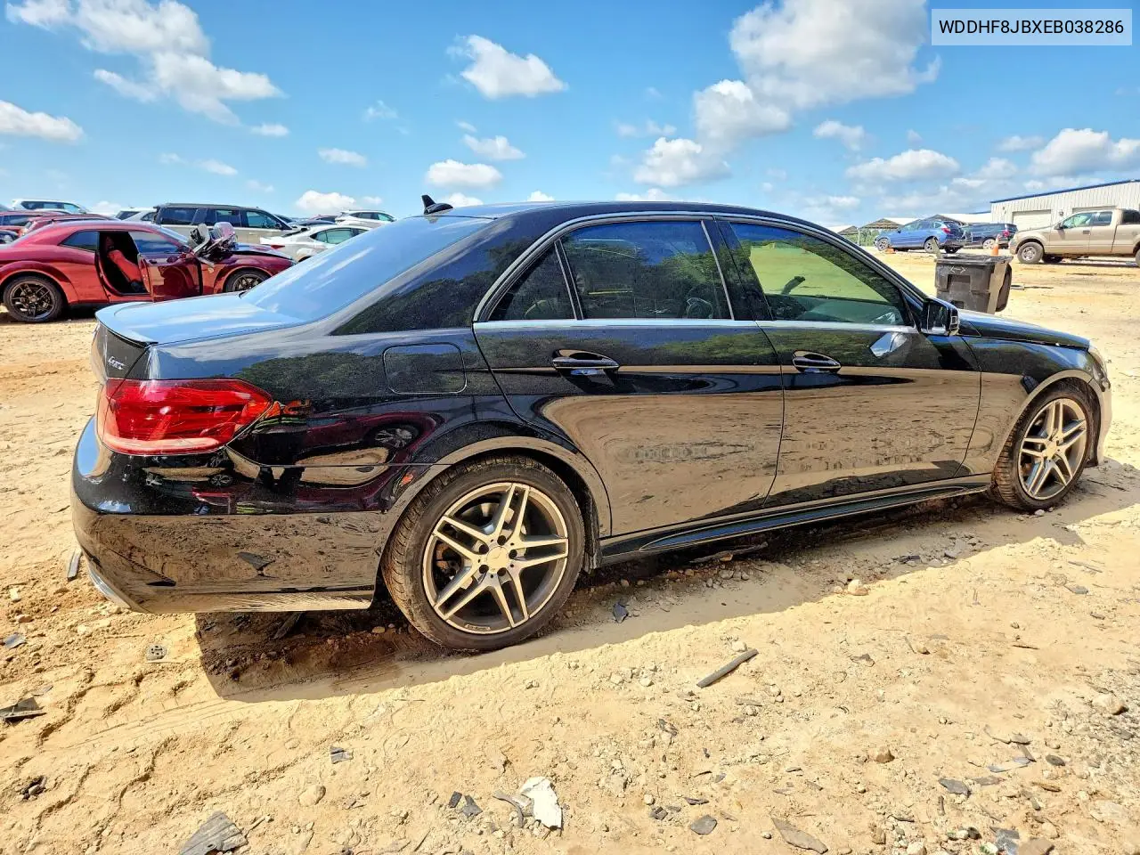 2014 Mercedes-Benz E 350 4Matic VIN: WDDHF8JBXEB038286 Lot: 60292216