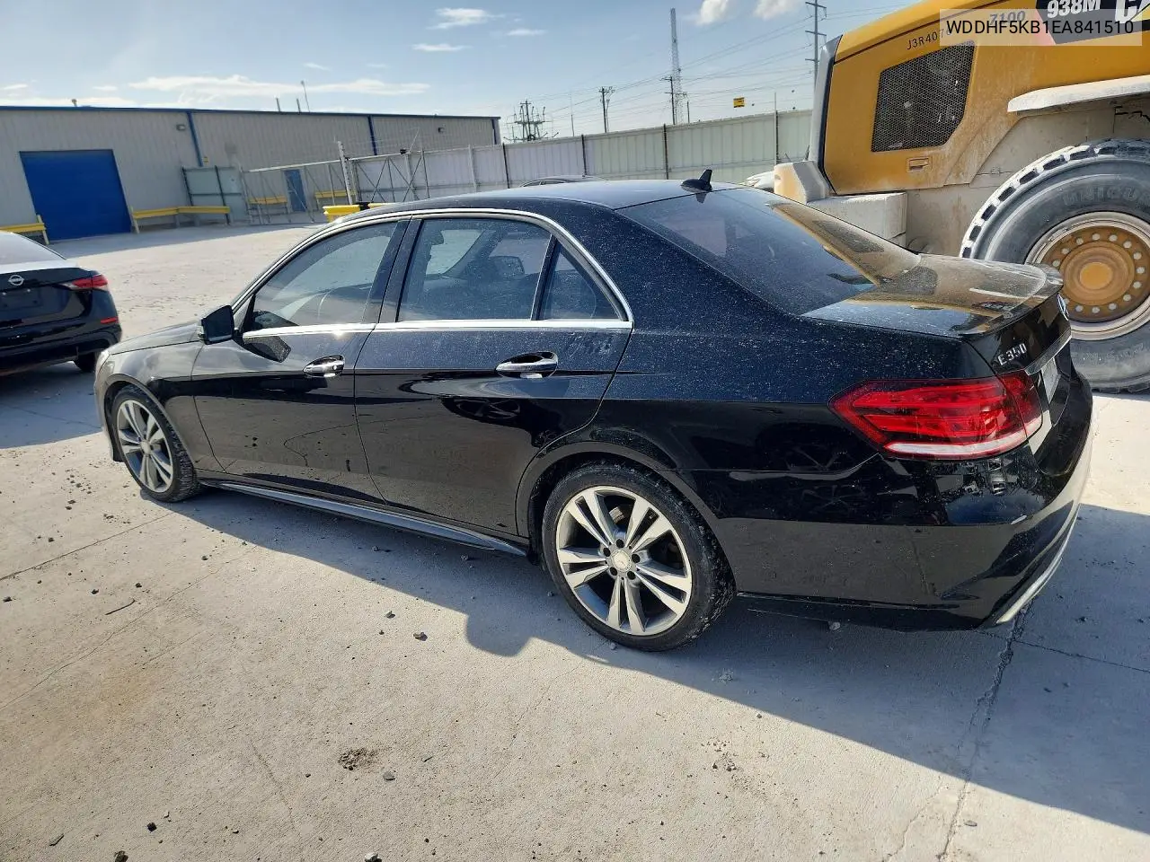 2014 Mercedes-Benz E 350 VIN: WDDHF5KB1EA841510 Lot: 60715496