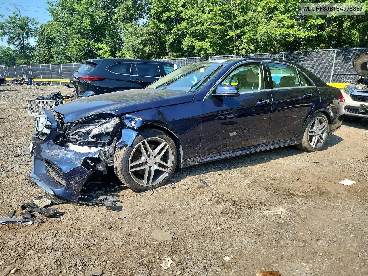 2014 Mercedes-Benz E 350 4Matic VIN: WDDHF8JB1EA978367 Lot: 60883416