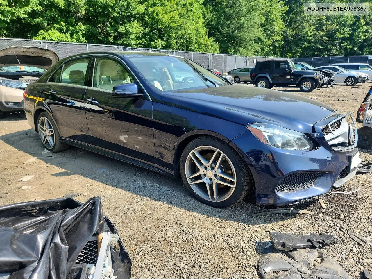 2014 Mercedes-Benz E 350 4Matic VIN: WDDHF8JB1EA978367 Lot: 60883416