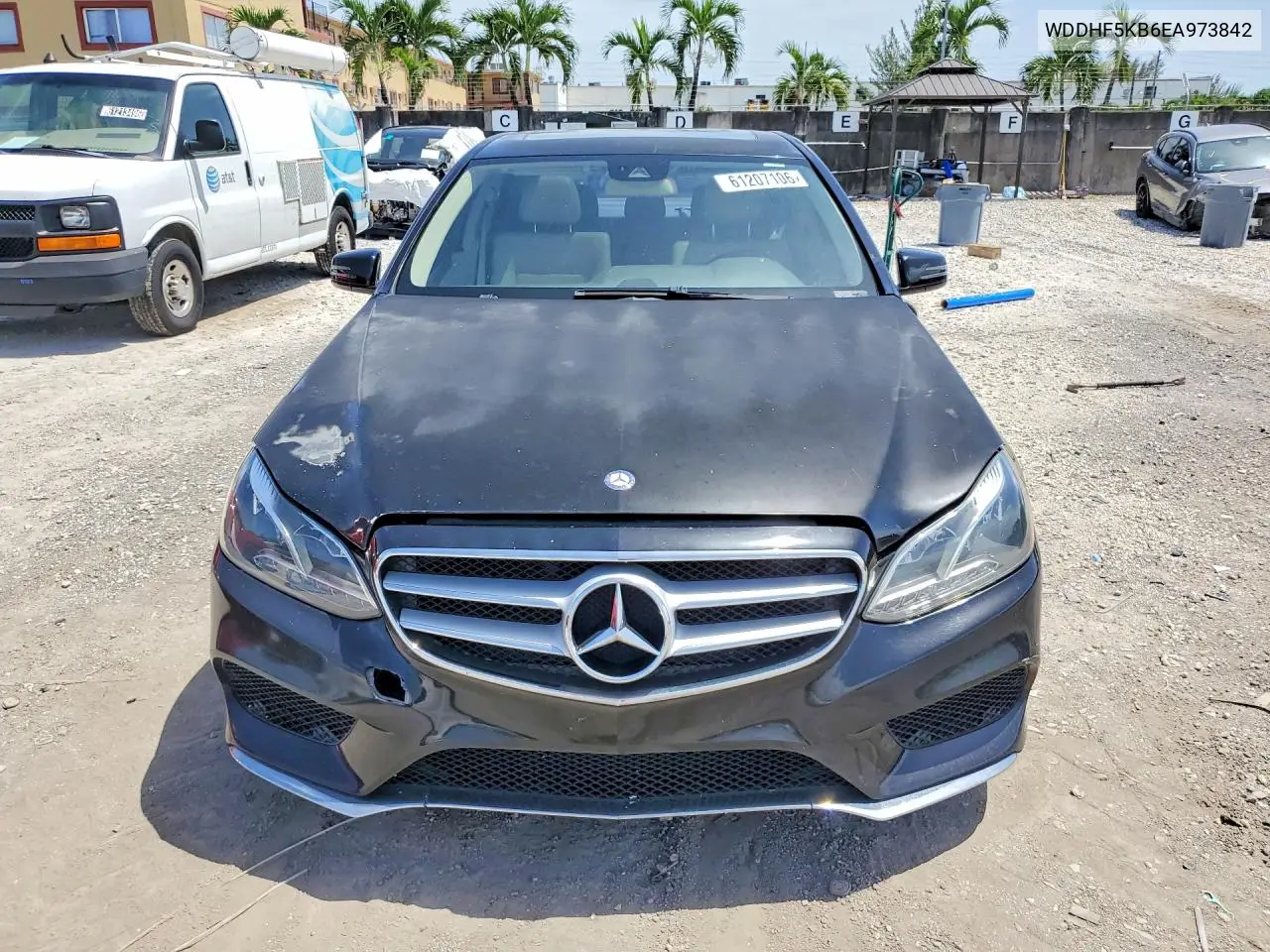2014 Mercedes-Benz E 350 VIN: WDDHF5KB6EA973842 Lot: 61207106