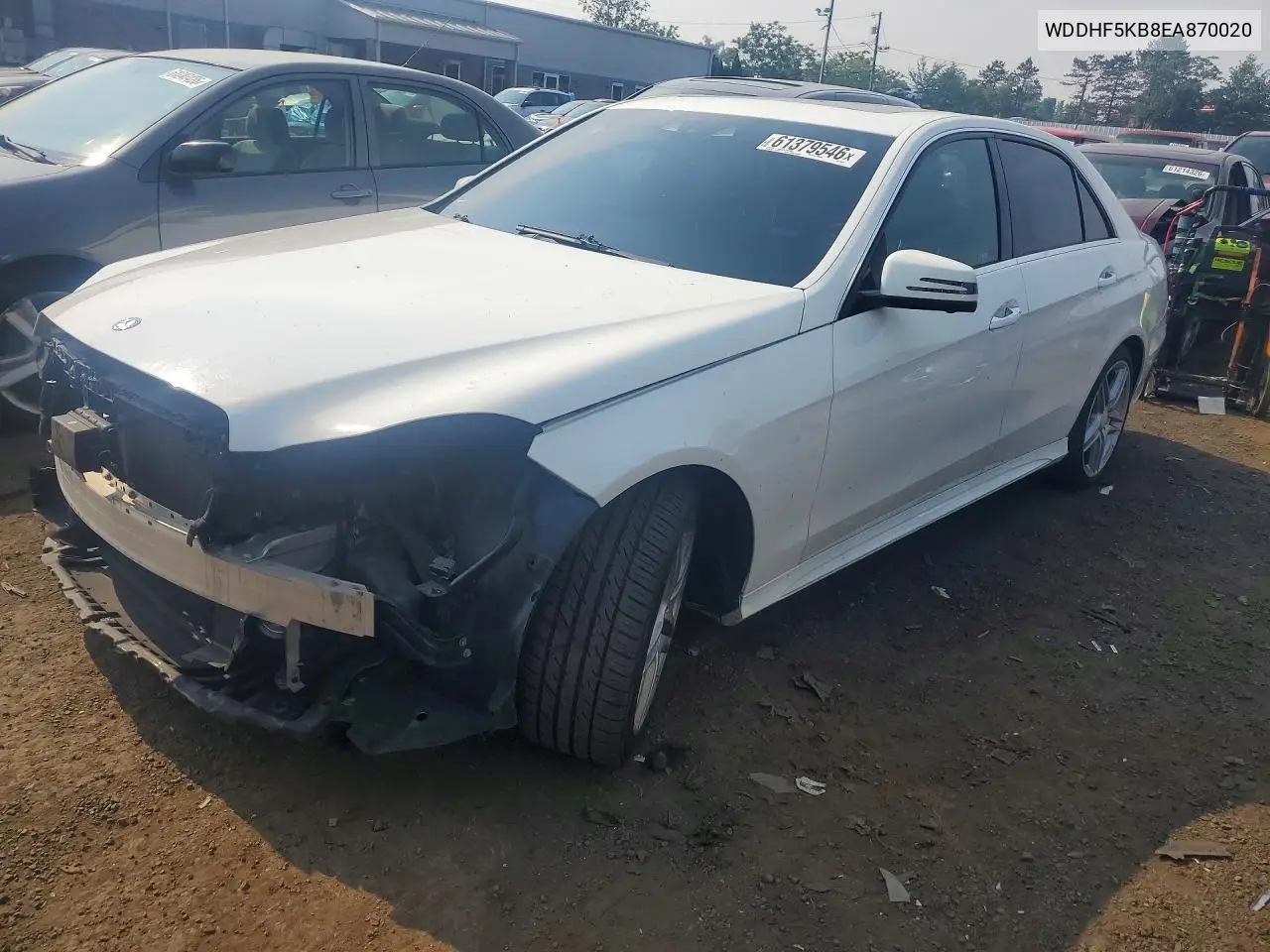 2014 Mercedes-Benz E 350 VIN: WDDHF5KB8EA870020 Lot: 61379546