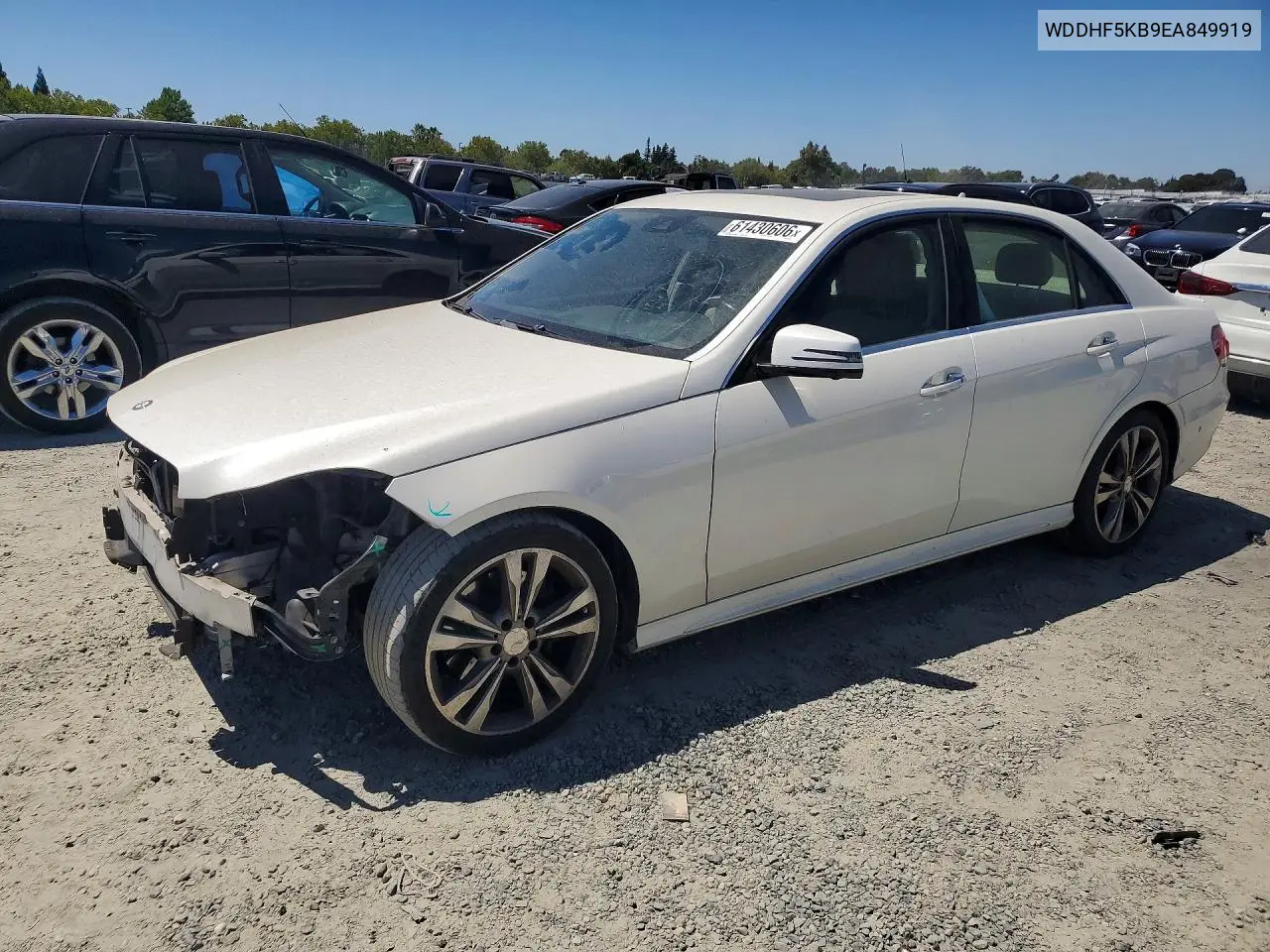 2014 Mercedes-Benz E 350 VIN: WDDHF5KB9EA849919 Lot: 61430606